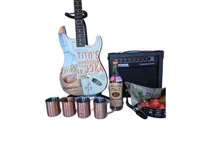 Tito's Autographed Custom Electric Guitar package