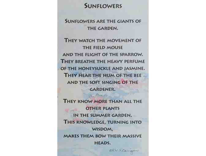 The Sunflowers - Lovely Print