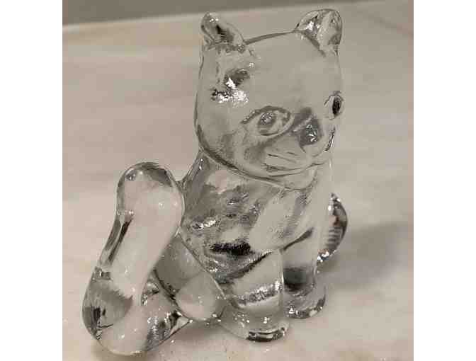 Glass Cat Sculpture I