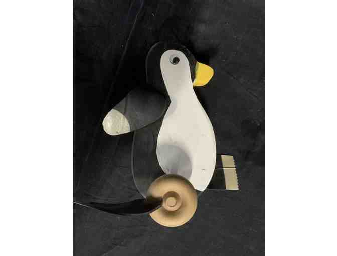Collectable Wooden Penguin Push Toy
