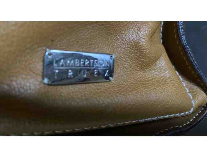 Lambertson Truex Tan Leather Unisex Tote - Photo 2