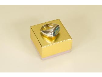 *Topaz* and Sterling Silver ring