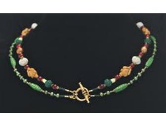 *Holiday Dinner Double Strand Necklace*
