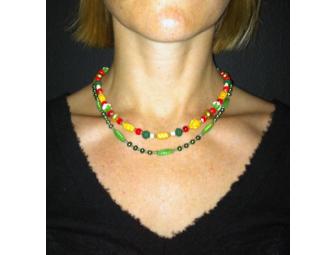 *Holiday Dinner Double Strand Necklace*