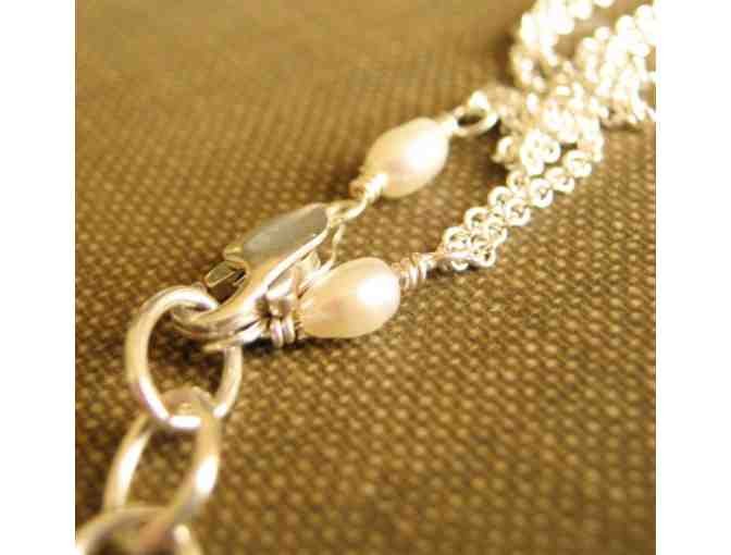 Under Oak Studios - Five Pearl Circle Necklace