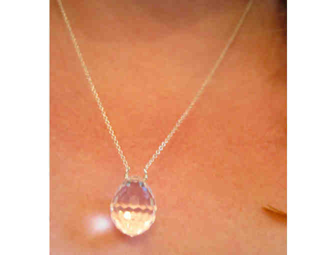 Under Oak Studios - Crystal Drop on Sterling Silver