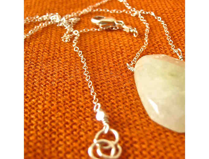Under Oak Studios - New Jade Pendant on Sterling Silver Chain