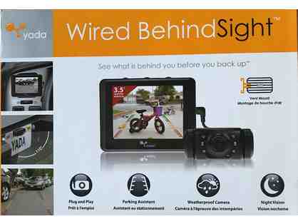 Wired Behind Sight Vehicle Back Up Camera