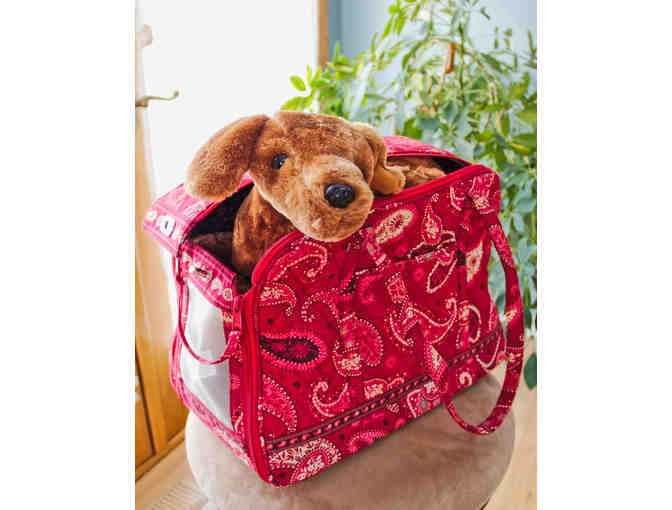 Vera Bradley Red Animal 'Pet Porter' Tote Bag