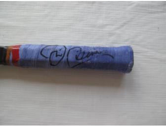 Jim Courier autographed tennis racquet