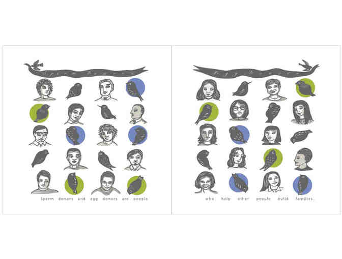 Children's Picture Book 'How We Became a Family'-Sperm donor twins