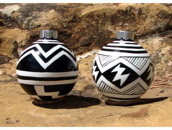 Mesa Verde Black on White Pottery Ensemble