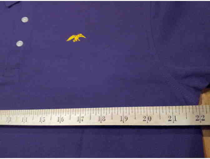 Duck Commander Logo Cotton Polo - Purple, Gold Embroidered Logo