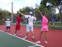 Tennis Lesson for 4 with Tennis Pro