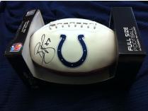 Colts Reggie Wayne Autographed Football
