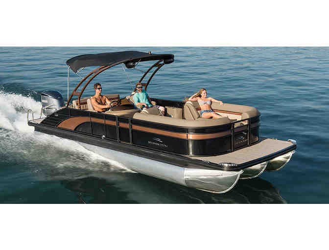 10 Passenger Pontoon Boat Rental and $100 Gift Card to Stone Water