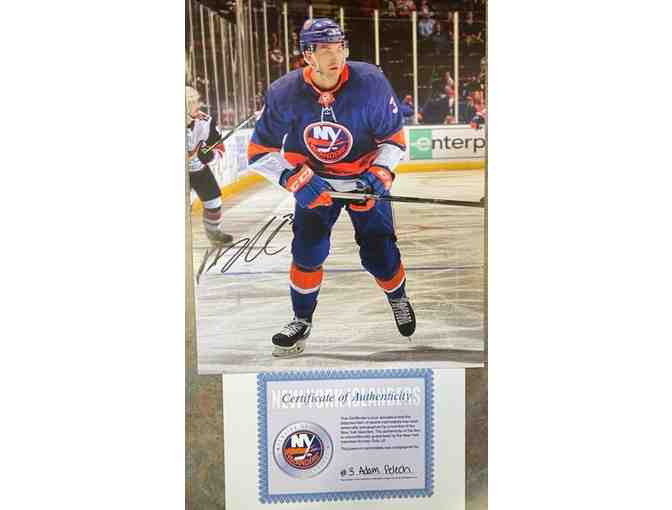 NY Islanders Memorabilia Package - Autographed Puck and Photo Card
