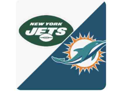 NY Jets vs. Miami Dolphins Football Tickets with Platinum Parking Pass