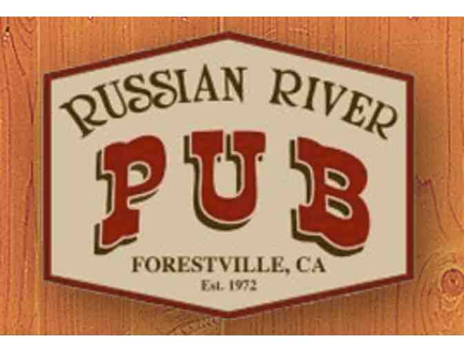 $20 gift certificate to Russian River Pub