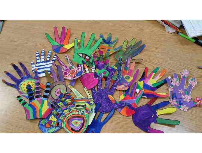 Handmade Art by the 5th Graders