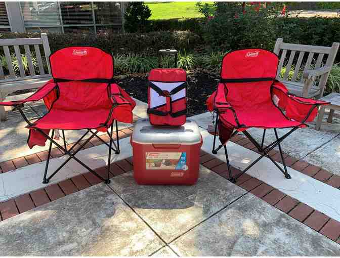 Tailgater Package - Coleman Cooler, Chairs, and Caddy