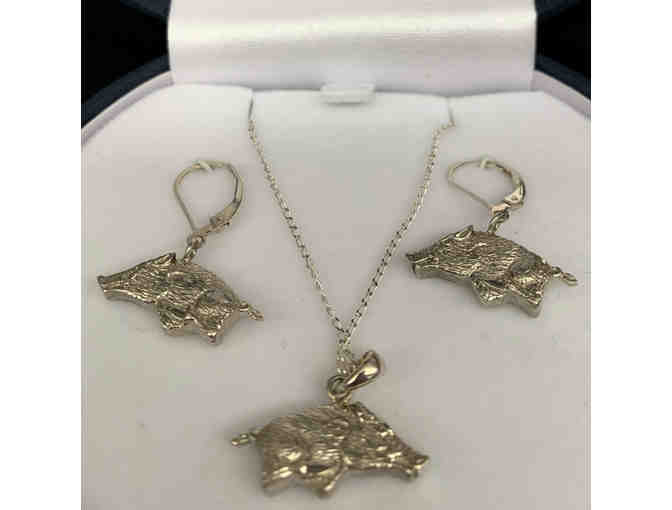 Razorback Necklace and Earrings - HPerry Jewelers