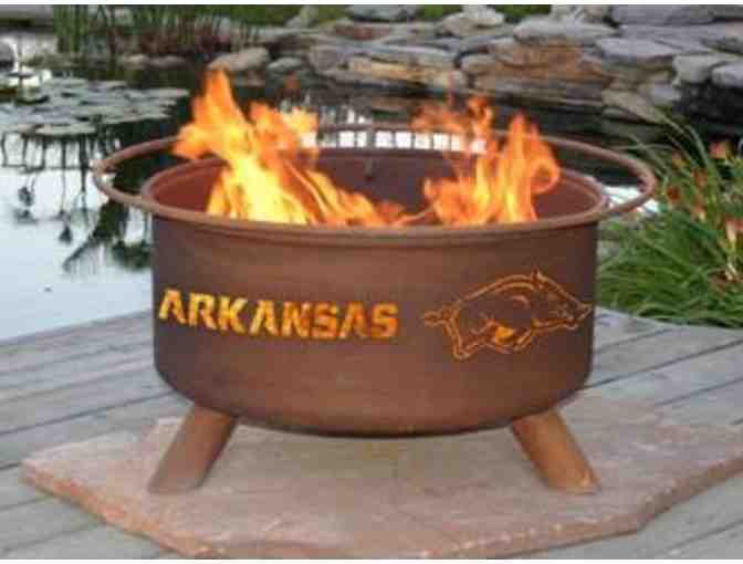 Arkansas Razorback Wood Burning Fire Pit