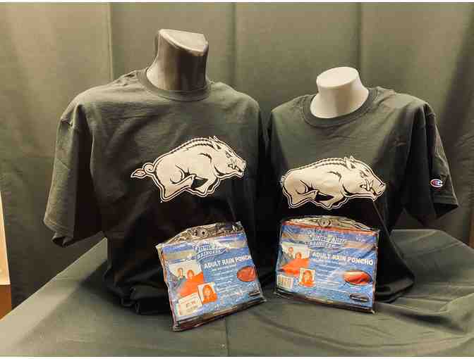 His and Hers Razorback Shirt and Poncho Set - Photo 1