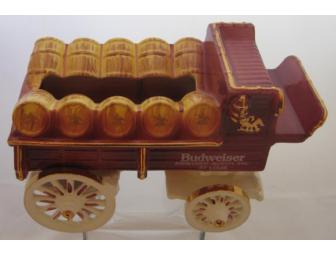 Budweiser Porcelain Beer Wagon