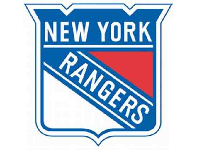 New York Rangers Hockey Stick - Autographed by Henrik Lundquist