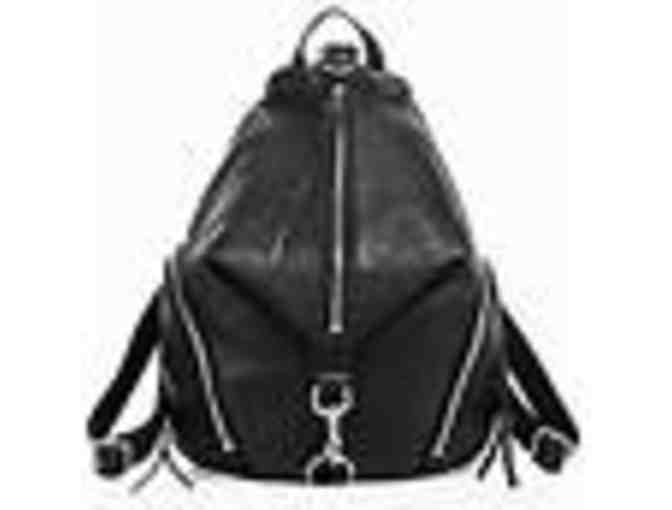 Rebecca Minkoff Medium Julian Backpack (Black/Leather) - Photo 1
