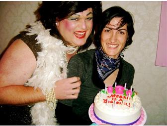 Science-Themed Cocktail Party Entertainment with Drag Sensation (Professor) Figgy