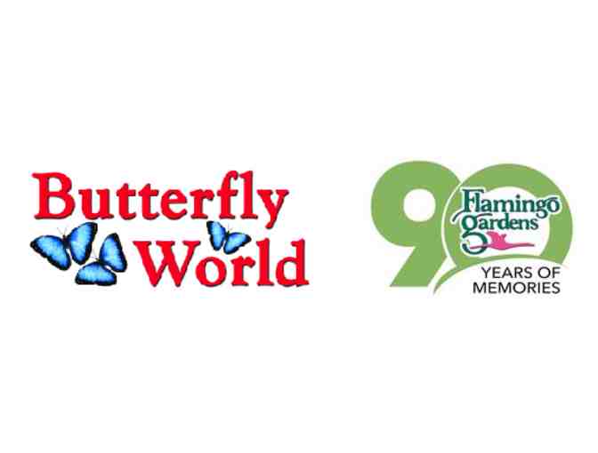 (4) tickets to Butterfly World and (4) tickets to Flamingo Gardens! - Photo 1