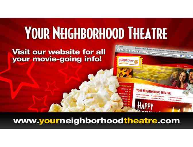 x8 'Your Neighborhood Theatre' Movie Passes