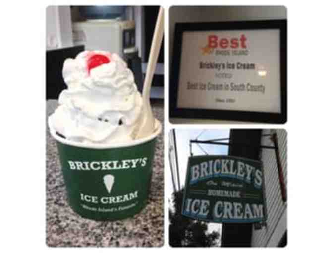 $25 Gift Certificated for Brickley's Ice Cream