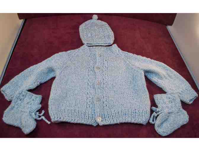 Blue Infant Sweater Set - Photo 1