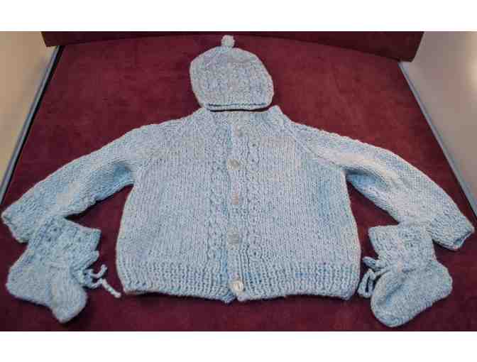 Blue Infant Sweater Set - Photo 1