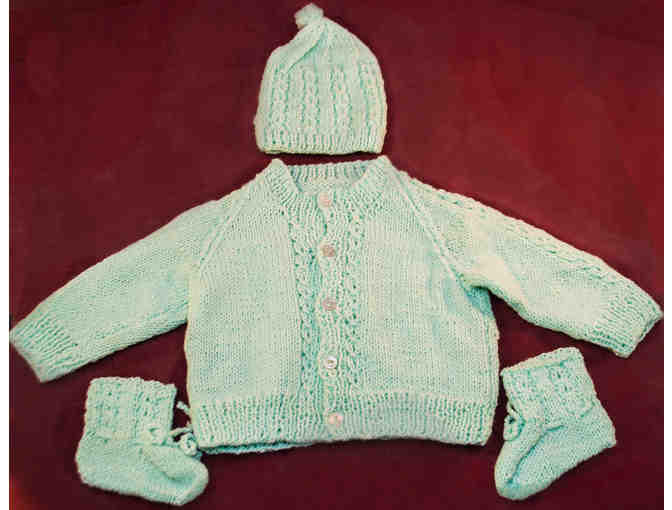 Green Infant Sweater Set - Photo 1