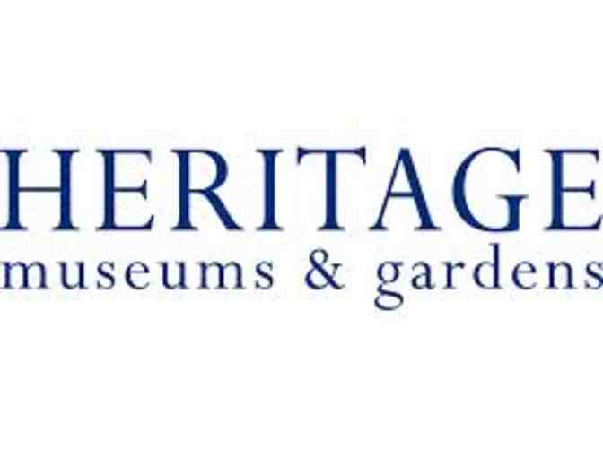 Two General Admission Passes to Heritage Museums and Gardens
