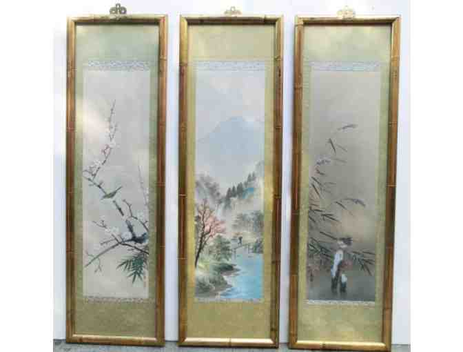 Set of 3 Prints in Asian Style