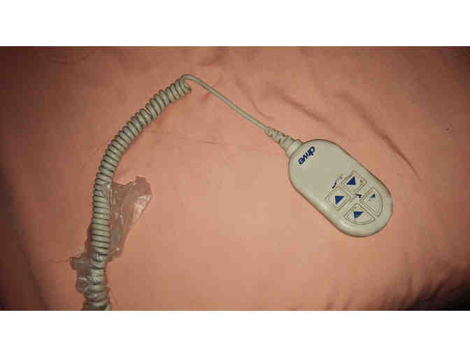 electric hospital bed with full bars