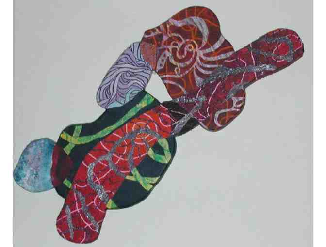 Painted on wood set of 2