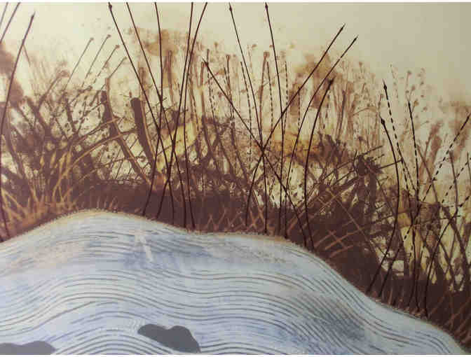 Painting on paper original by Australian artist