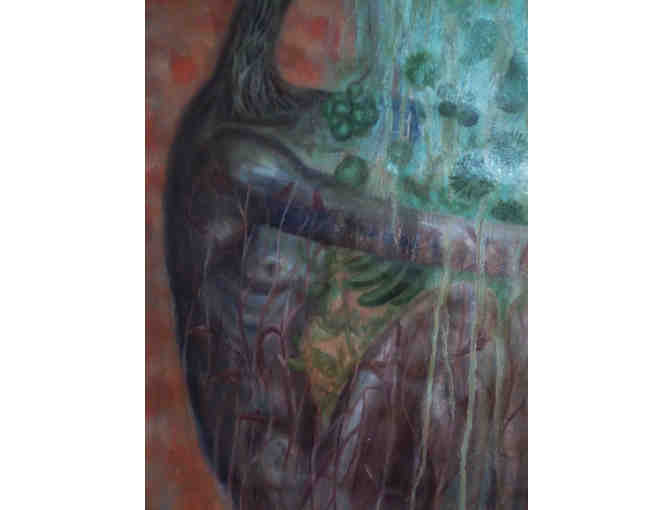 two lovers oil on canvas title Confluence 2012 details attached too