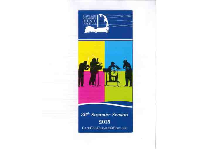 Summer 2015 Season Tickets-Cape Cod Chamber Music - Photo 1