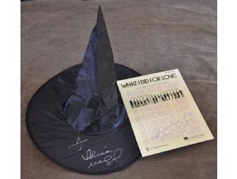 Idina Menzel Autographed Witch Hat & Sheet Music
