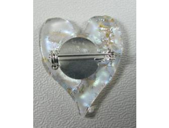 Handcrafted Fused Glass Brooch
