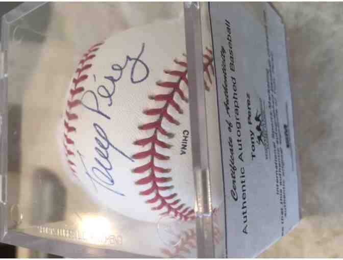 Tony Perez Autographed Baseball