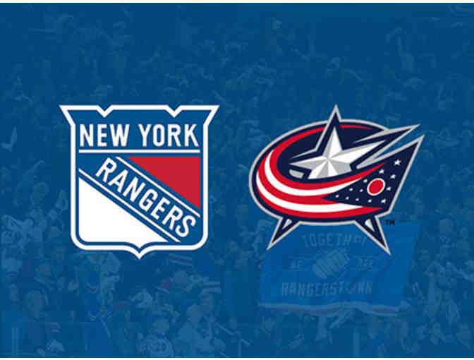 New York Rangers vs. Columbus Blue Jackets