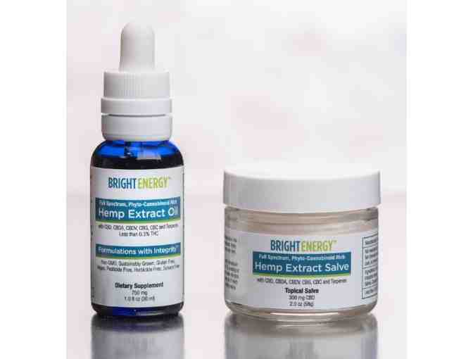 Bright Energy Hemp Extract Tincture and Salve
